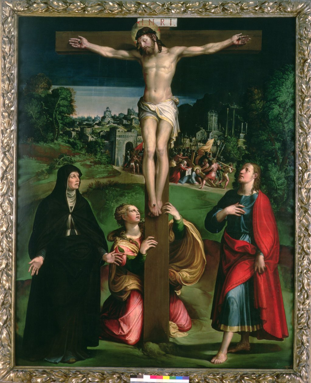 Crucifixion avec la Vierge, Marie-Madeleine et Saint Jean l