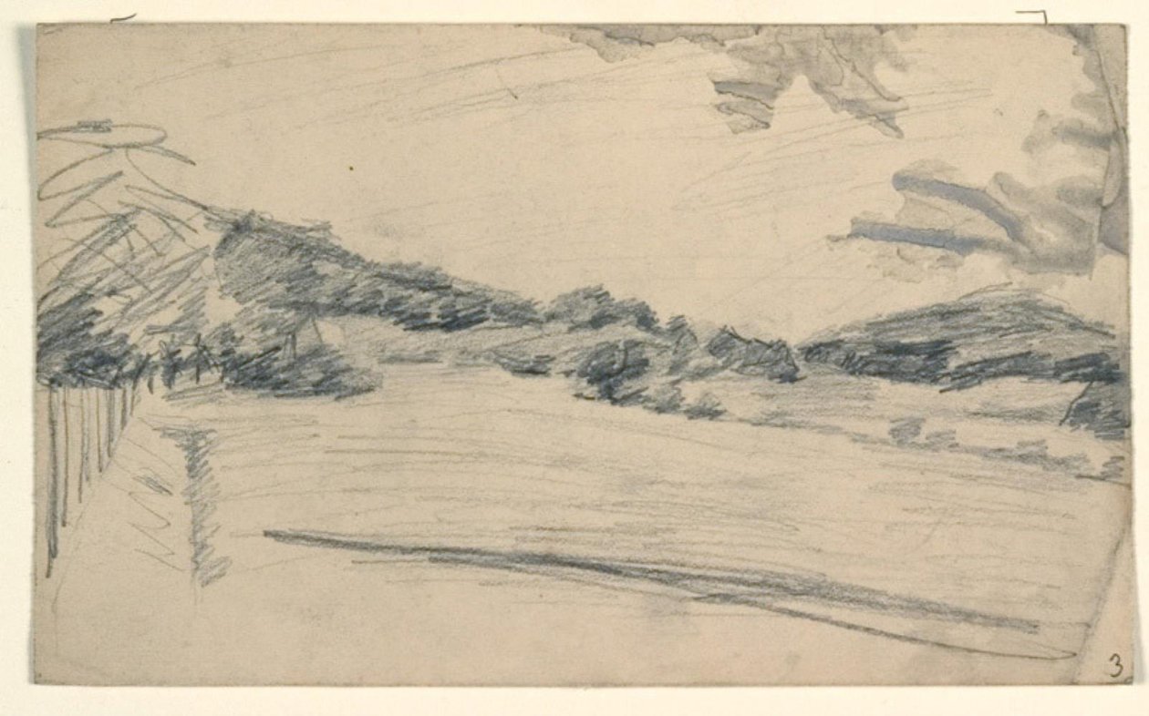 Paysage avec une allée - Niels Larsen Stevns