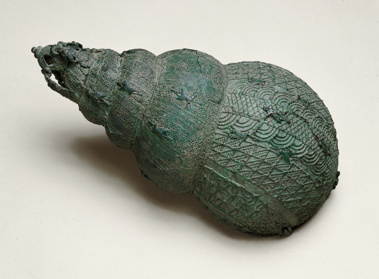 Vaisseau en forme de coquillage, Igbo-Ukwu, IXe - Xe siècle - Nigerian