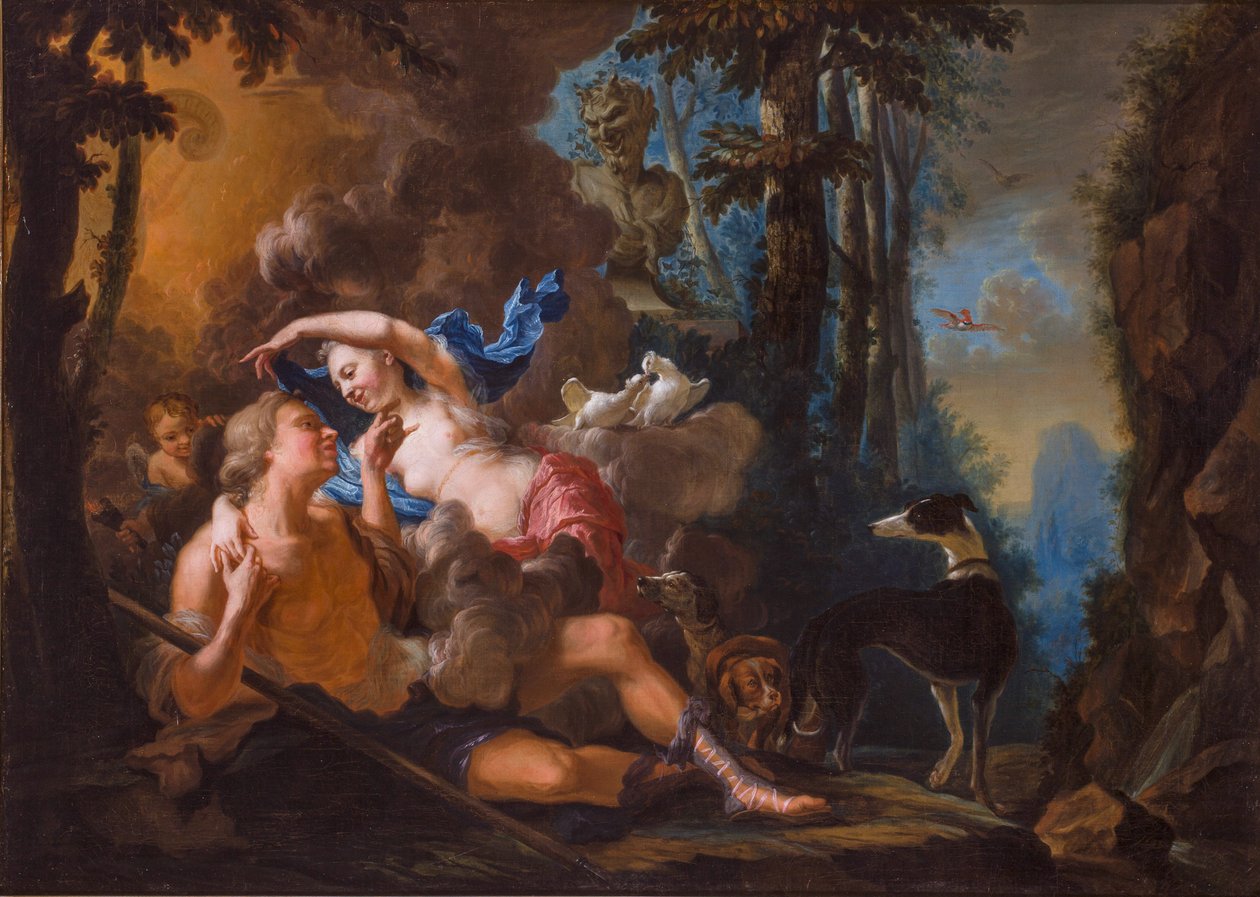 Amour et Psyché - Nikolaas Verkolje