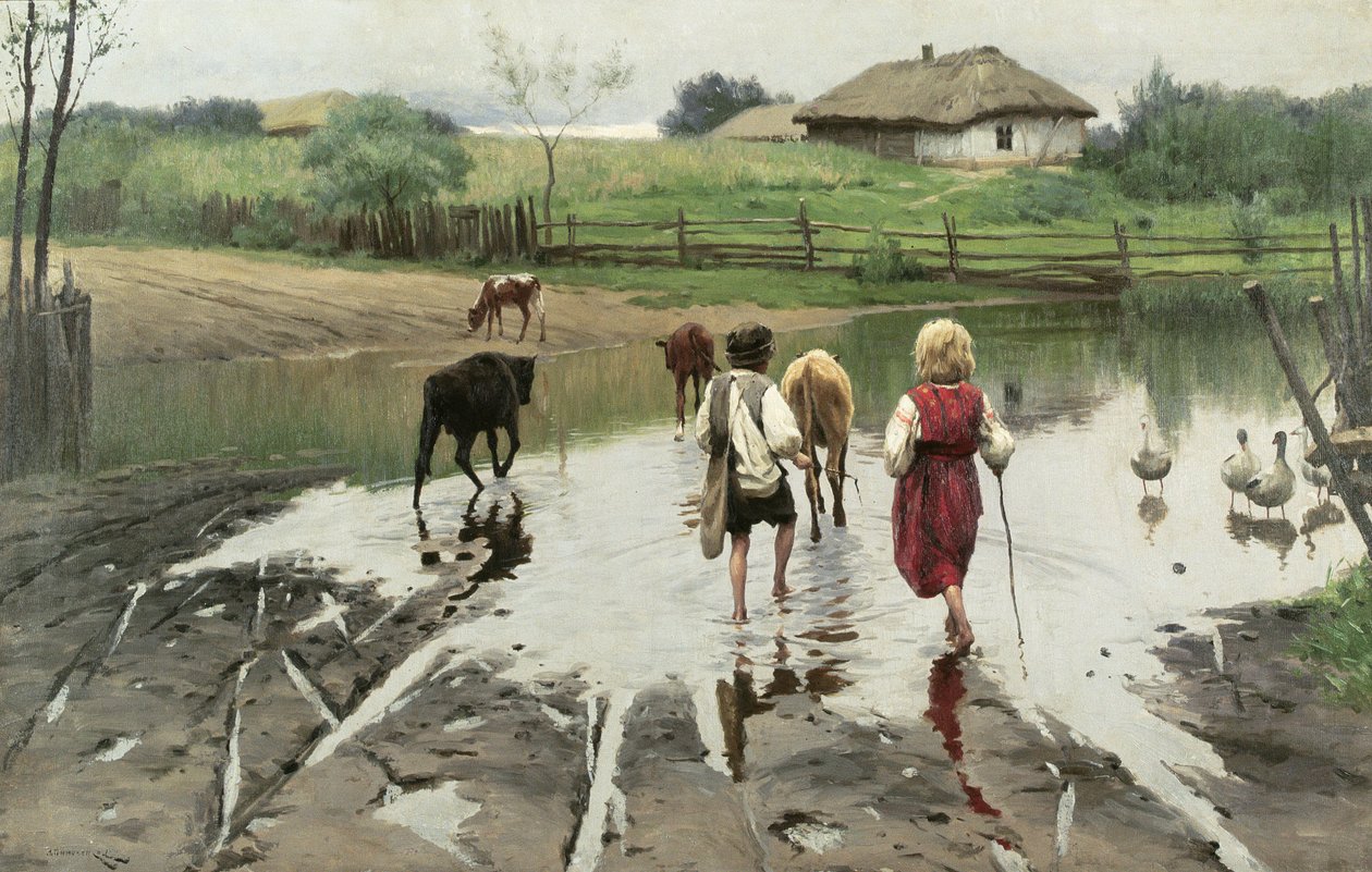 Le gué - Nikolai Pimonenko