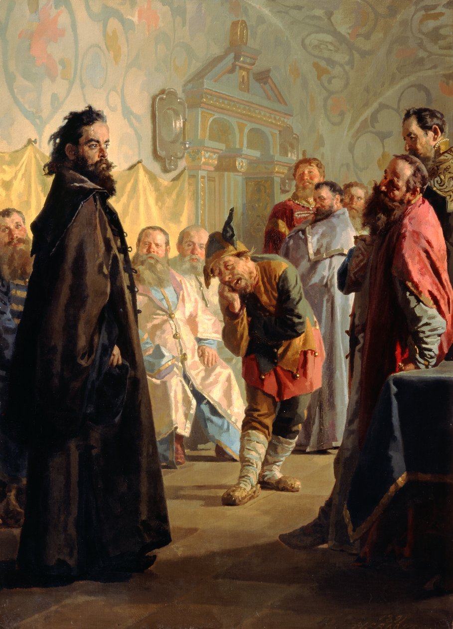 Le Boyard Déshonoré et un Bouffon, 1891 - Nikolai Vasilievich Nevrev
