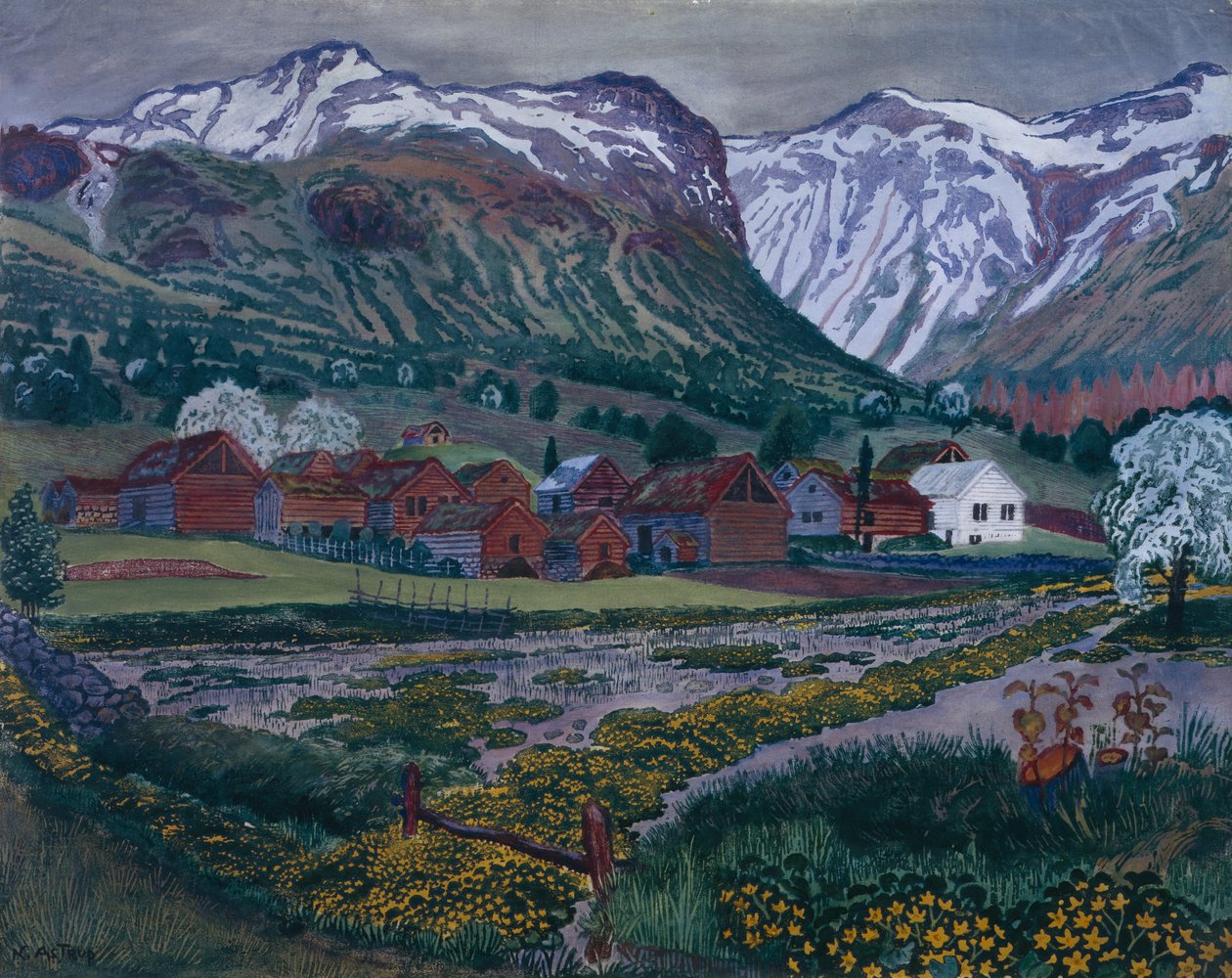 Nuit de renoncule - Nikolai Astrup