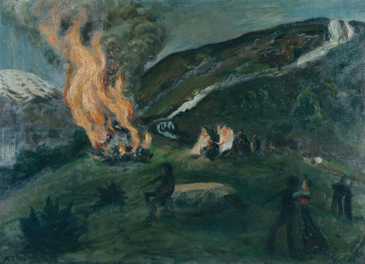 Feu de la Saint-Jean - Nikolai Astrup