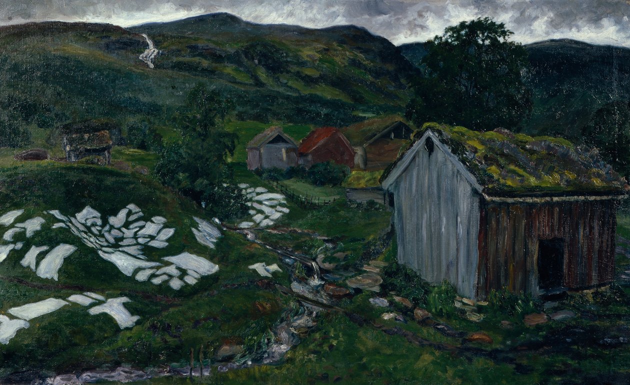 Atmosphère de temps pluvieux - Nikolai Astrup