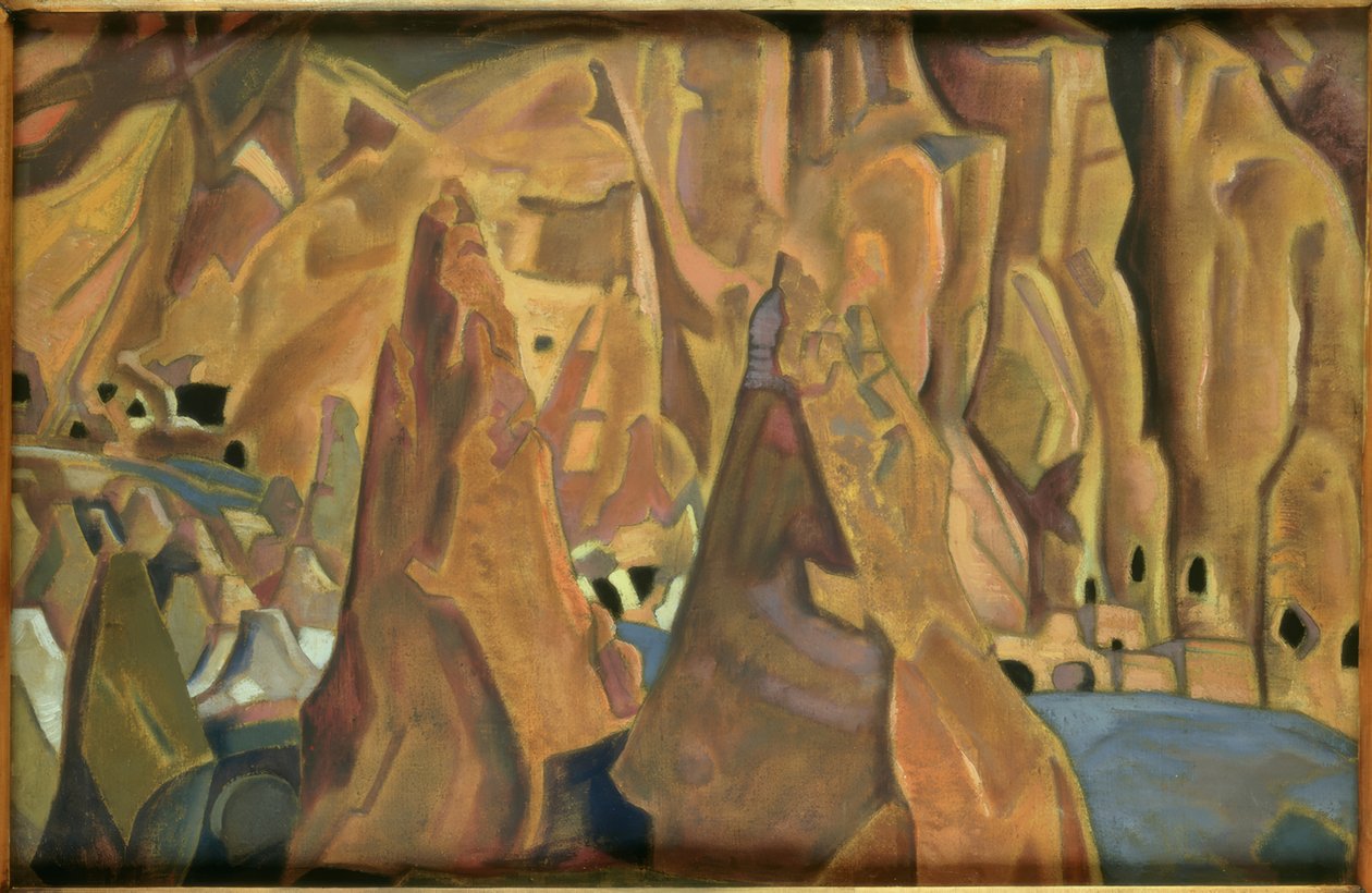 Carlsbad Caverns / Peinture de N.K. Roerich - Nikolai Konstantinowitsch Roerich