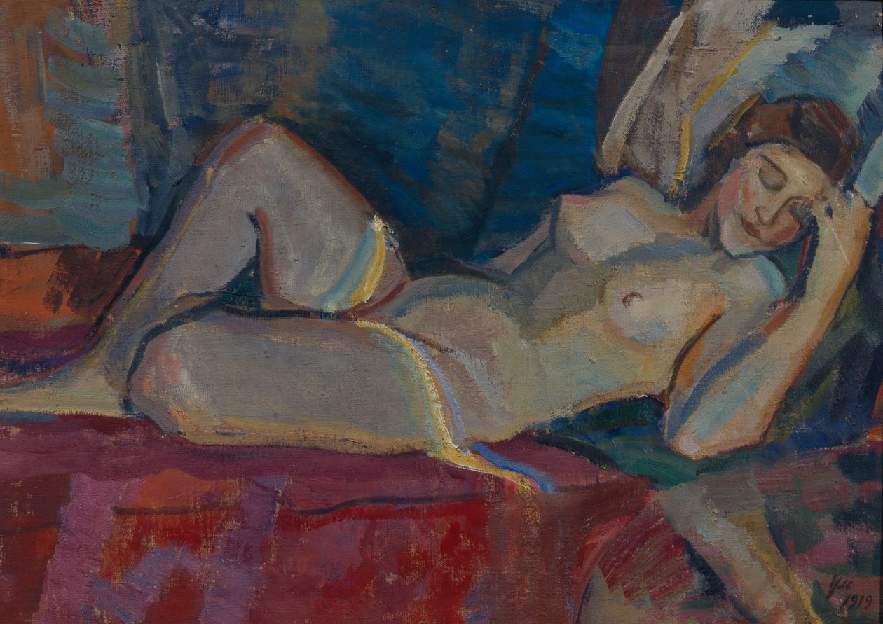 Nu. La Zone de Vénus, 1919 - Nikolai Pavlovich Ulyanov
