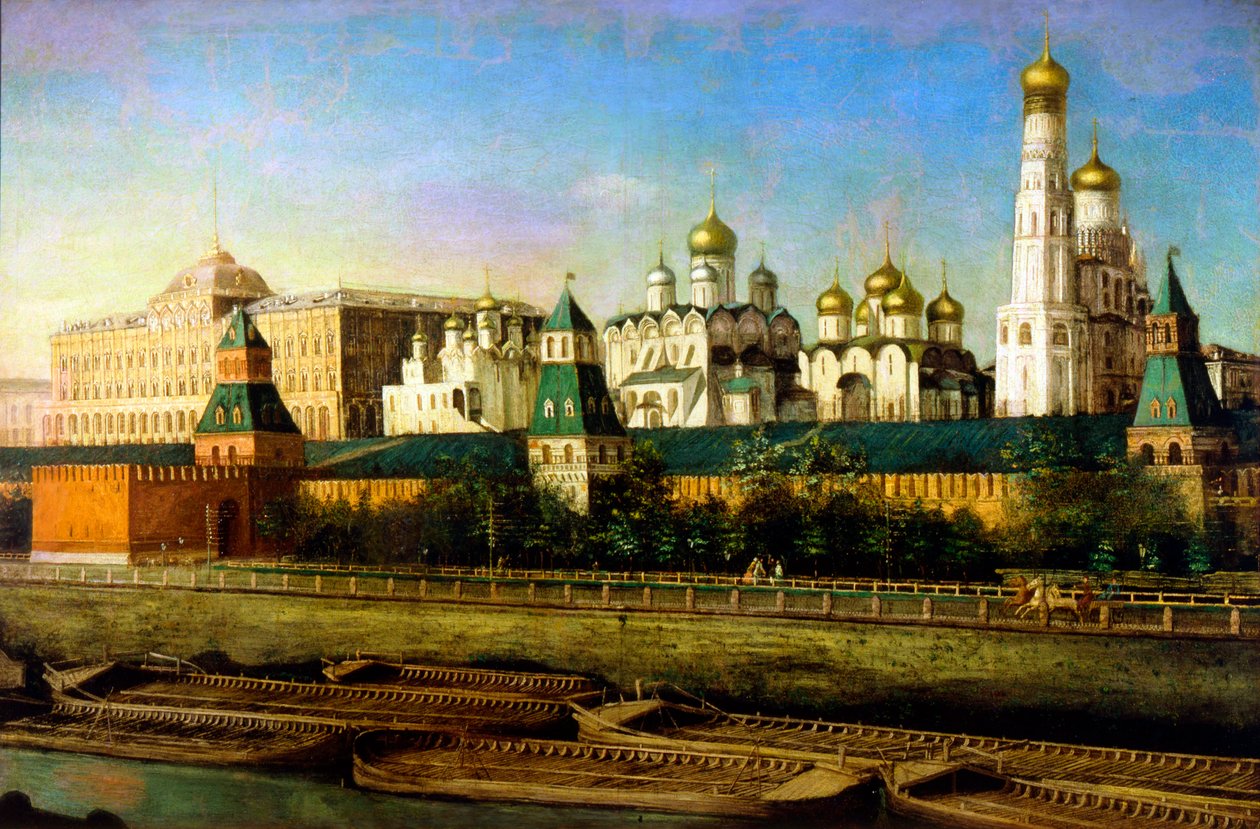 Vue du Kremlin de Moscou - Nikolai Podklyuchnikov