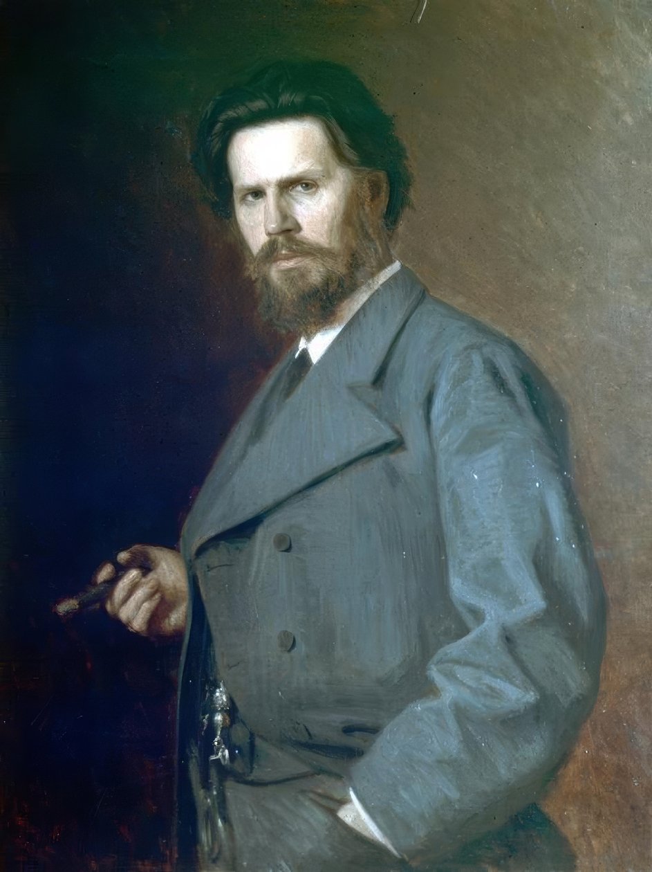 Portrait de I. Kramskoy - Nikolai Yaroshenko