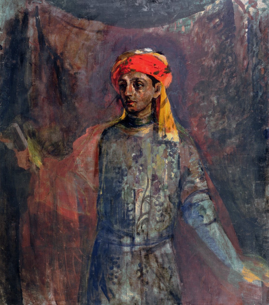 Portrait de Mikhail Kuzmin, 1911-12 - Nikolaj Nikolaevic Sapunov