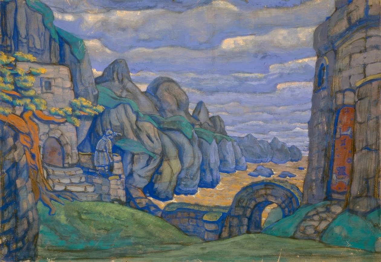 Wagner, Tristan / Scène de Roerich - Nikolai Konstantinowitsch Roerich