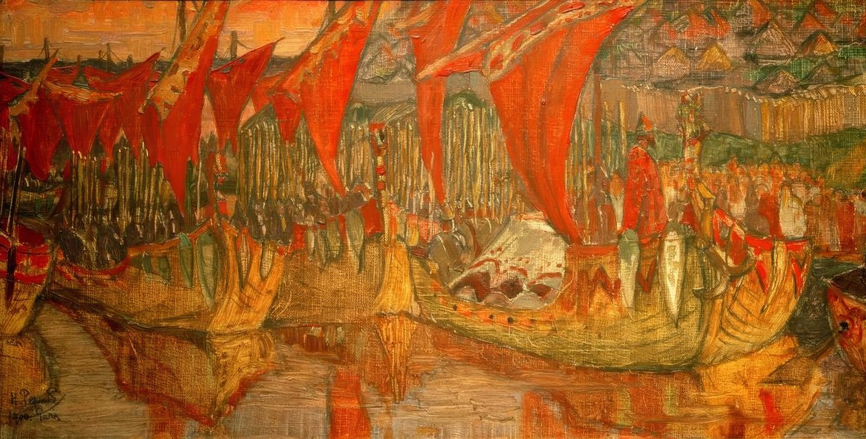 Voyage de Vladimir à Korsun - Nikolai Konstantinowitsch Roerich