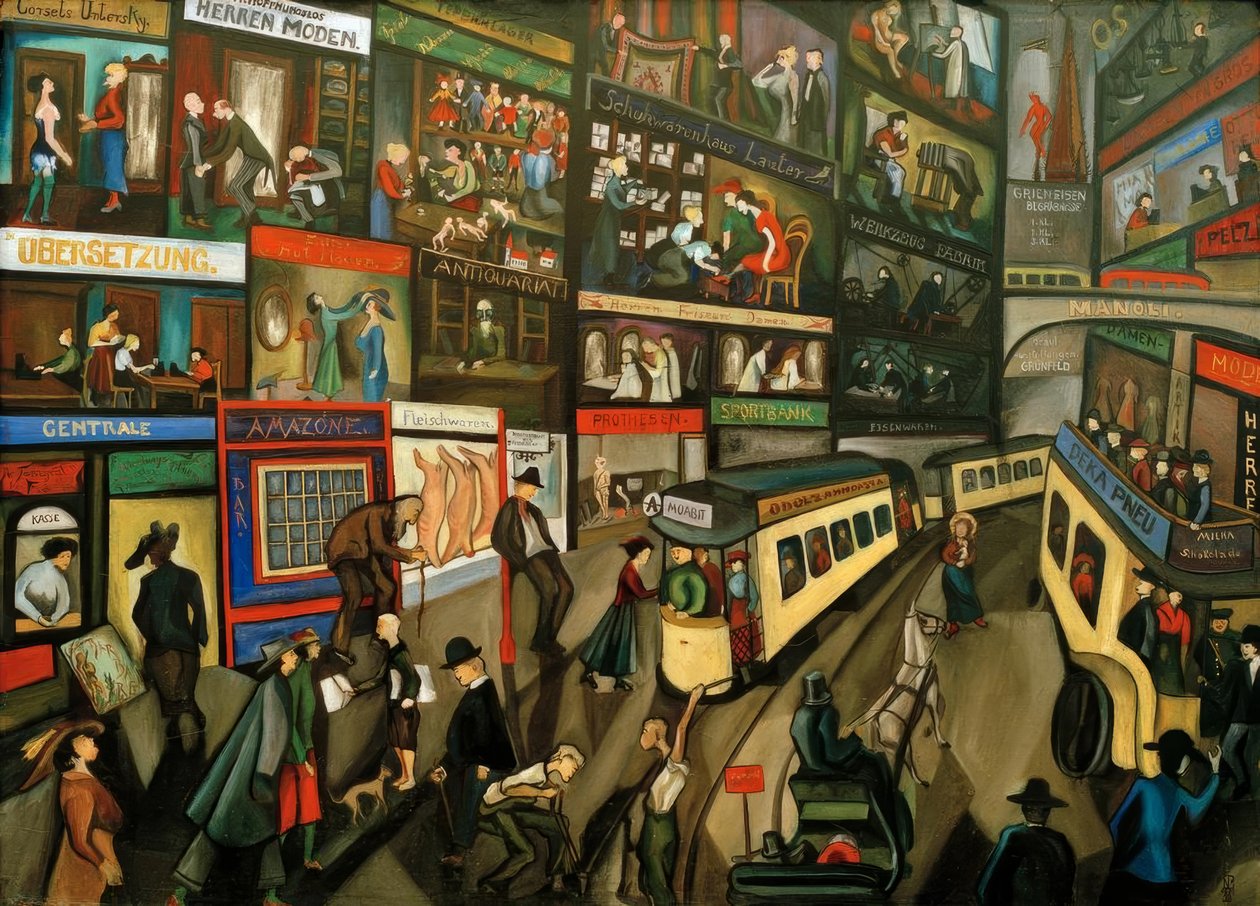 Scène de rue à Berlin - Nikolaus Braun