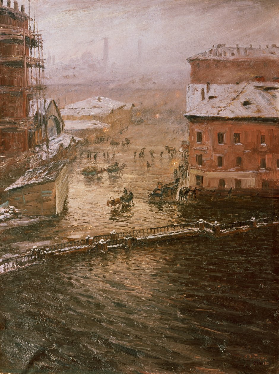 Inondation à Saint-Pétersbourg, 1903 - Nikolay Nikanorovich Dubovskoy