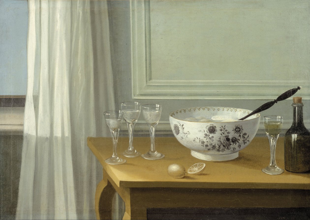 Nature morte avec un bol à punch - Nils Schillmark