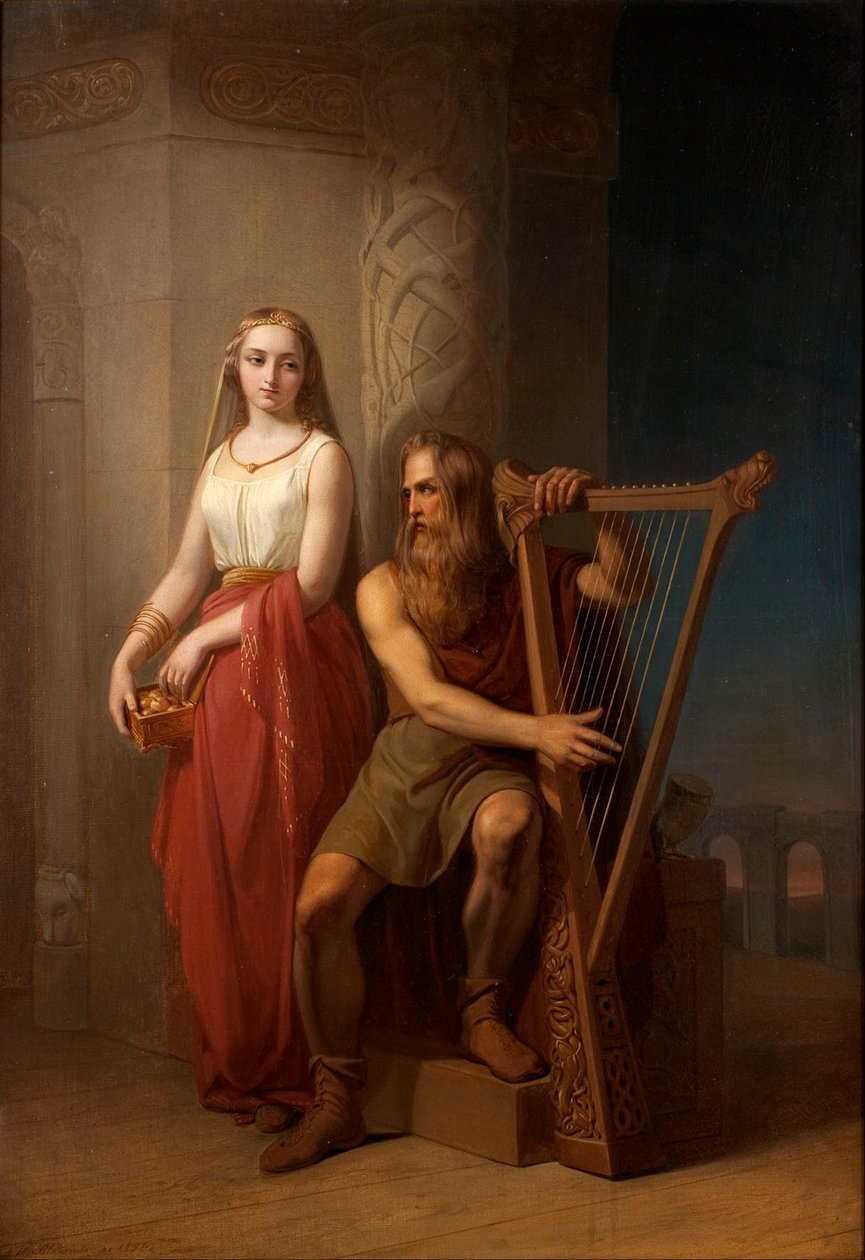 Idun et Bragi, 1846 - Nils Jakob Blommér