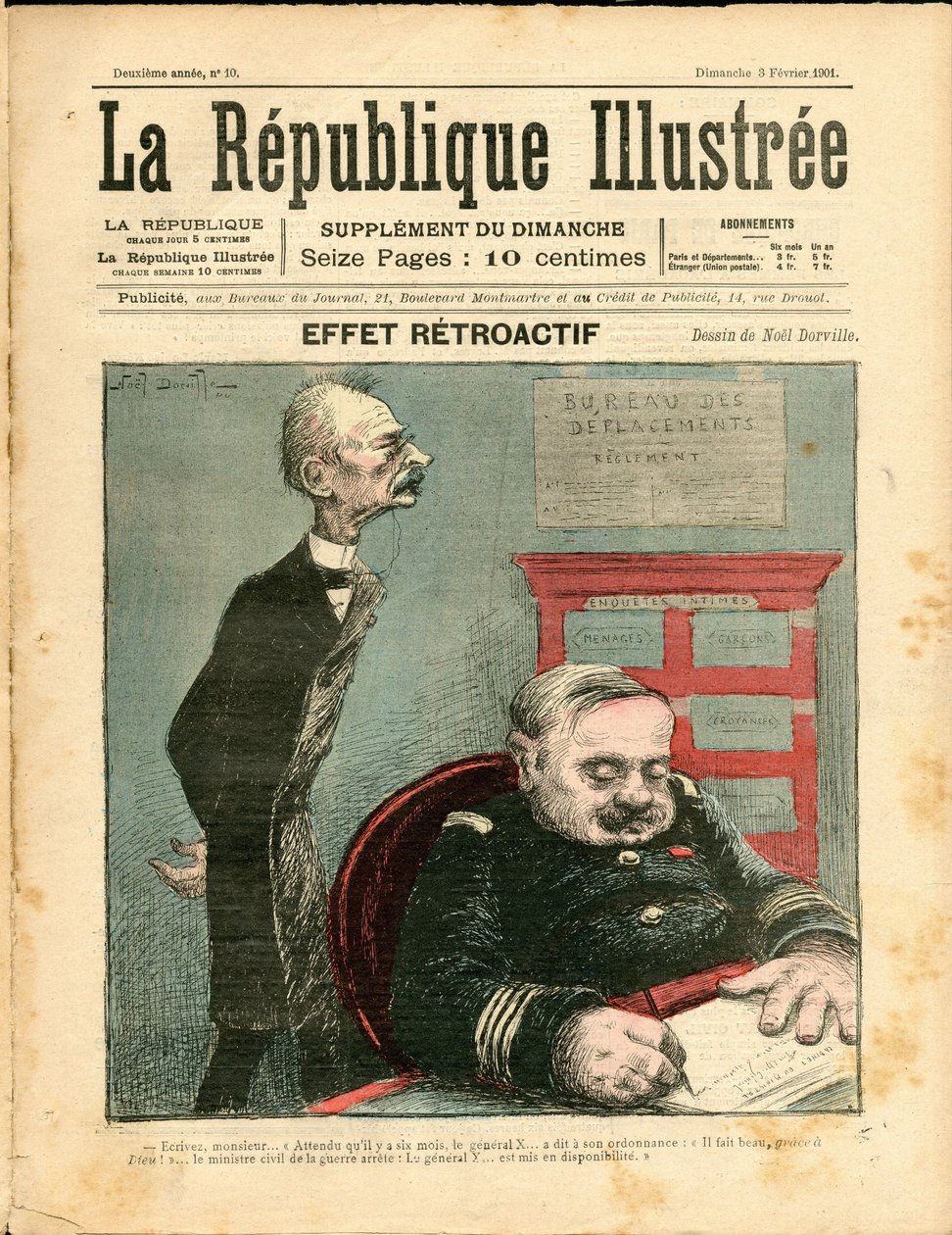 Couverture de République illustrée - Noel Dorville