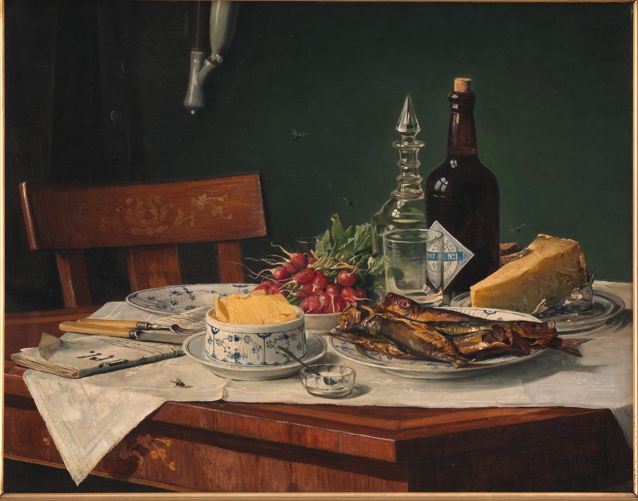 Une table de petit-déjeuner - O.A. Hermansen