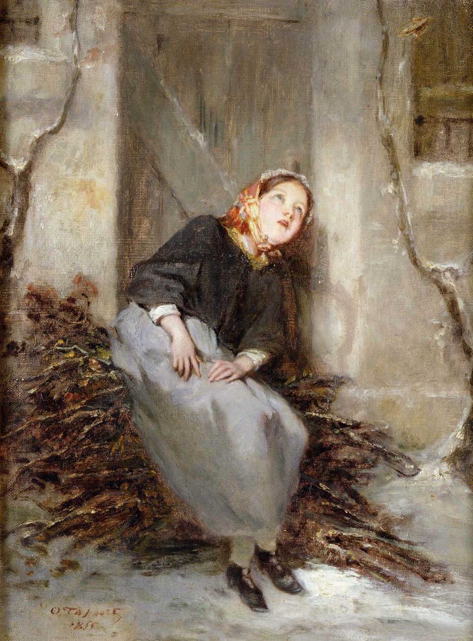 Le ramasseur de brindilles, 1855 - Octave Tassaert