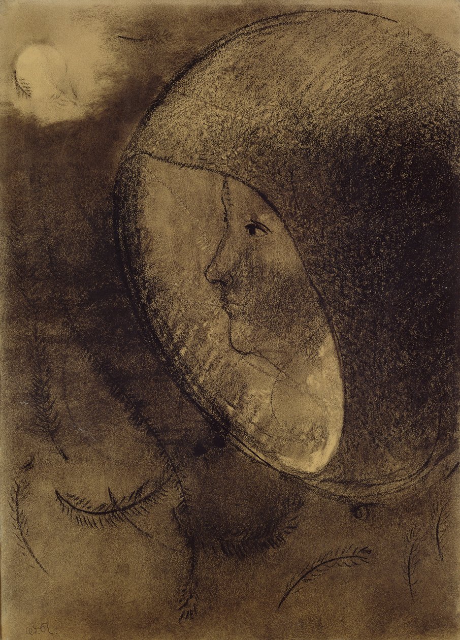 Visage cellulaire, 1895 - Odilon Redon