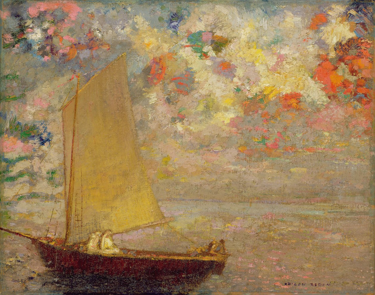Voilier, 1905 - Odilon Redon