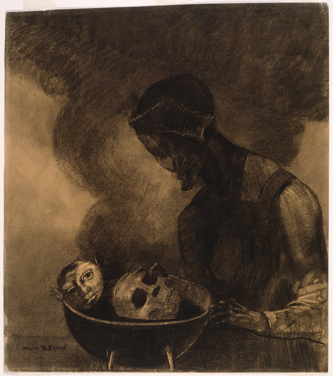 Chaudron de la sorcière - Odilon Redon