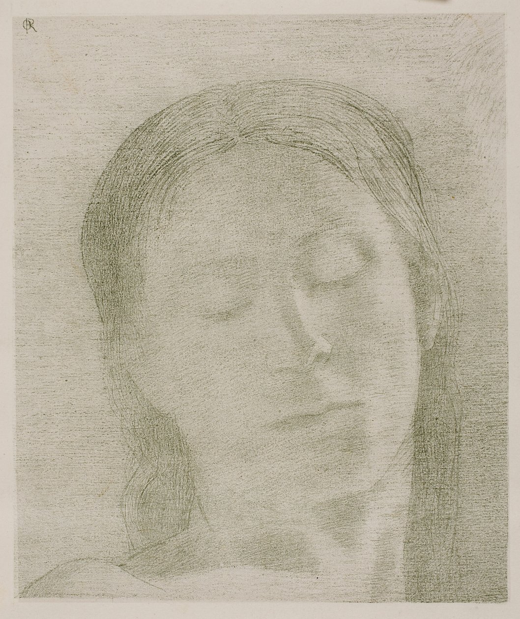 Yeux fermés - Odilon Redon