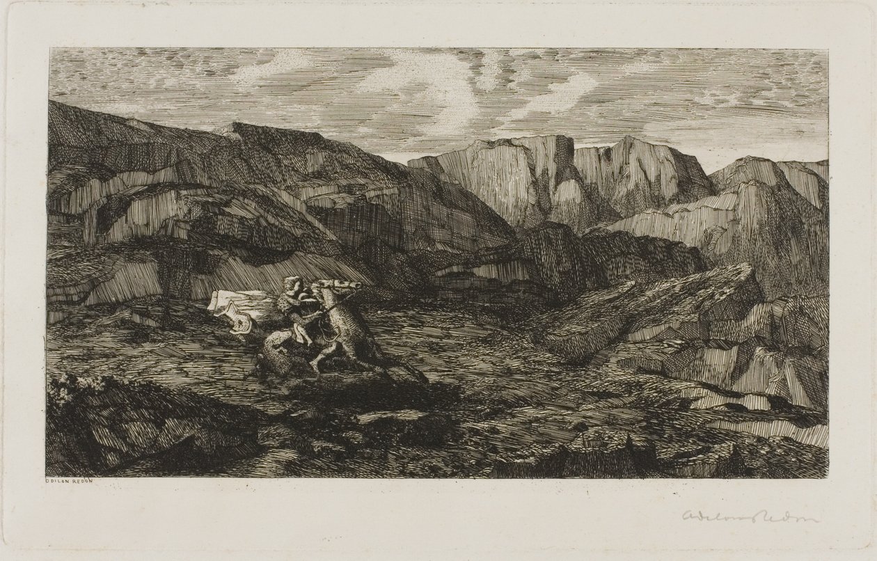 La Peur - Odilon Redon