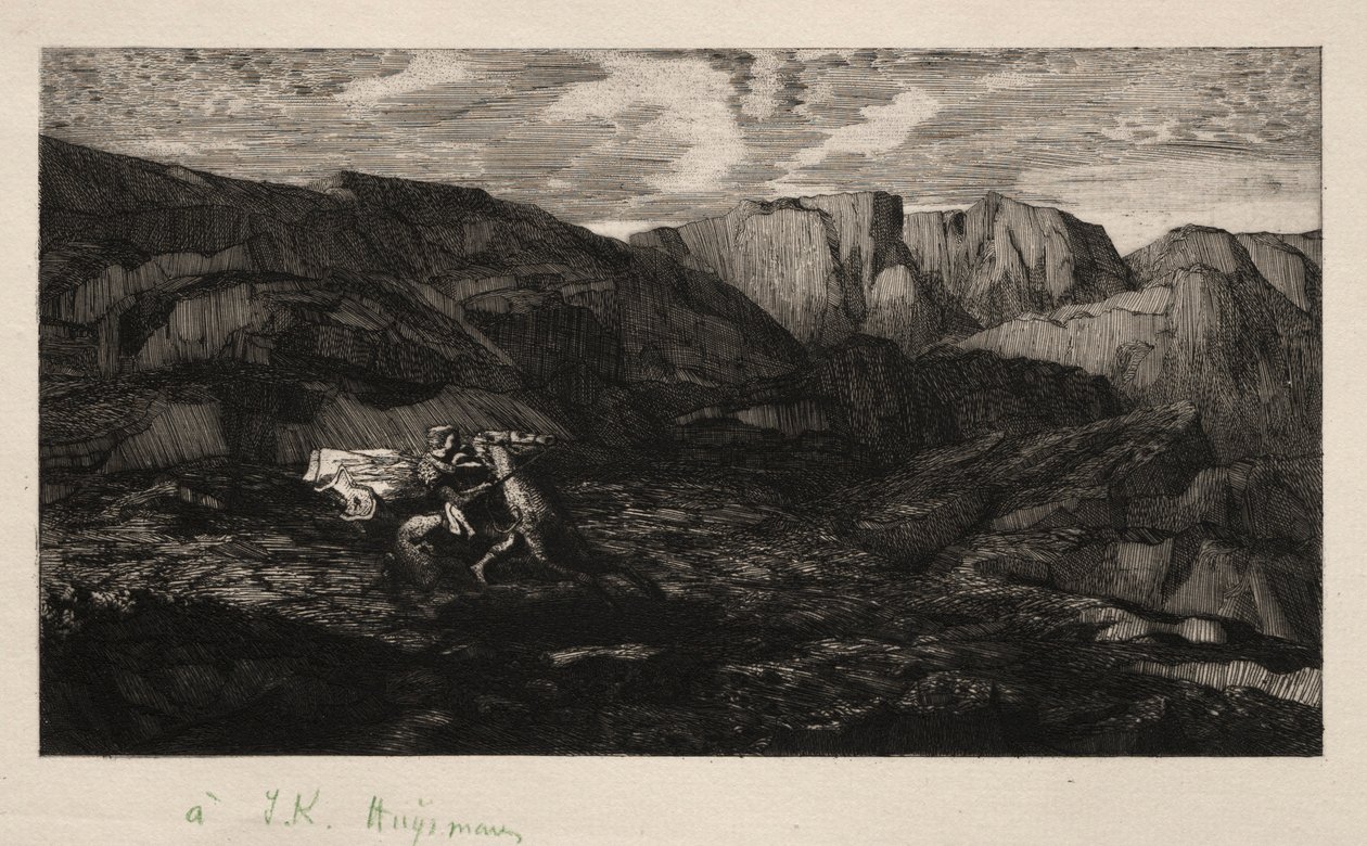 La Peur, 1866 - Odilon Redon