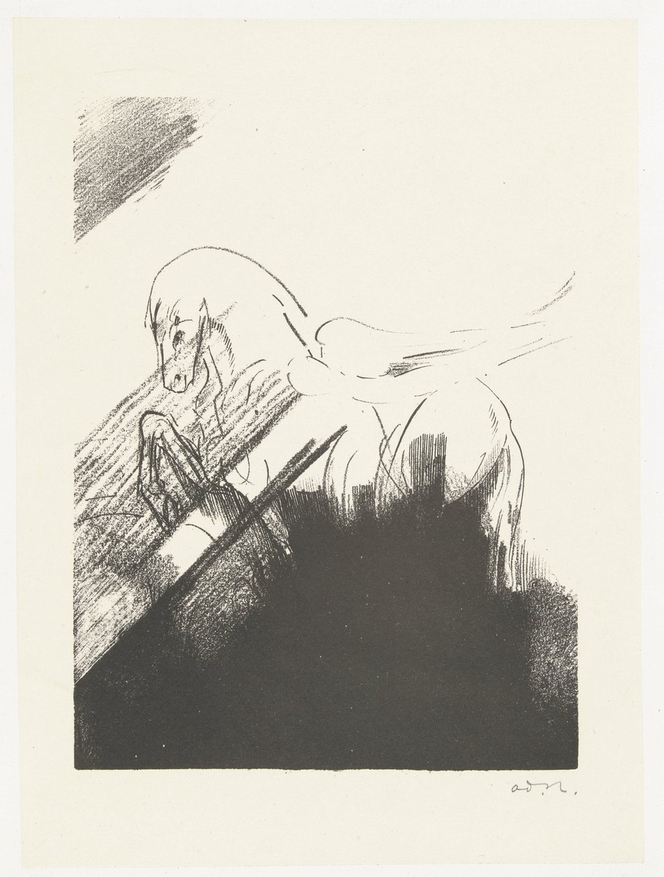 Cheval ailé - Odilon Redon
