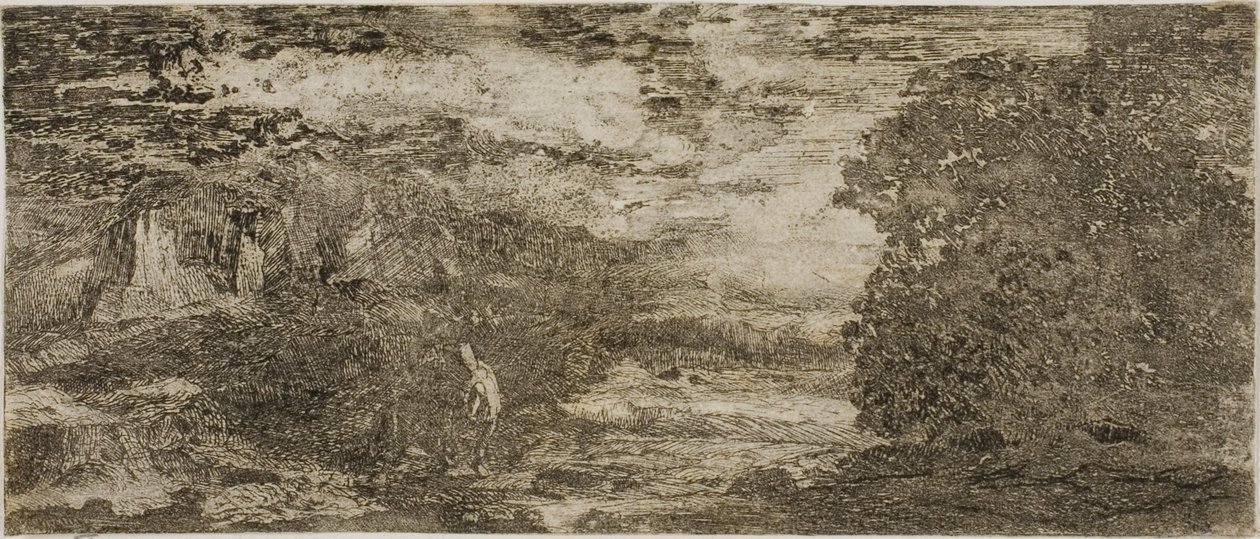 Cavalier sous un ciel orageux - Odilon Redon