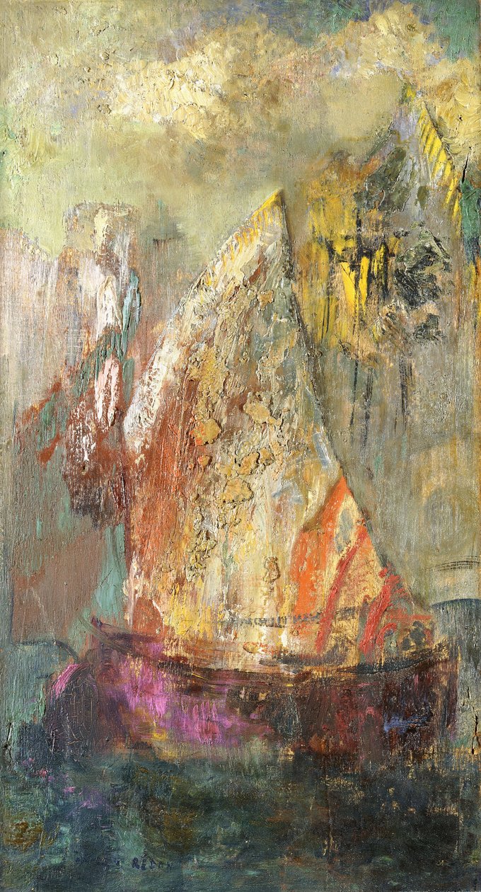 La Barque - Odilon Redon