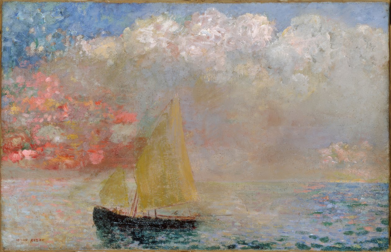 Le voilier - Odilon Redon