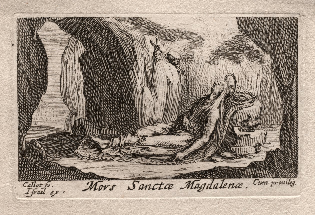 Les Pénitents : Mort de Sainte Madeleine - Odilon Redon