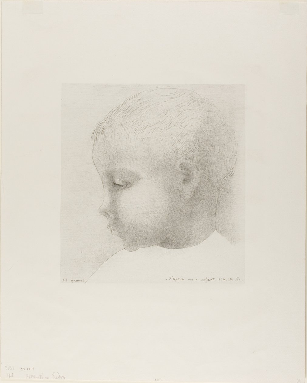 Mon enfant - Odilon Redon