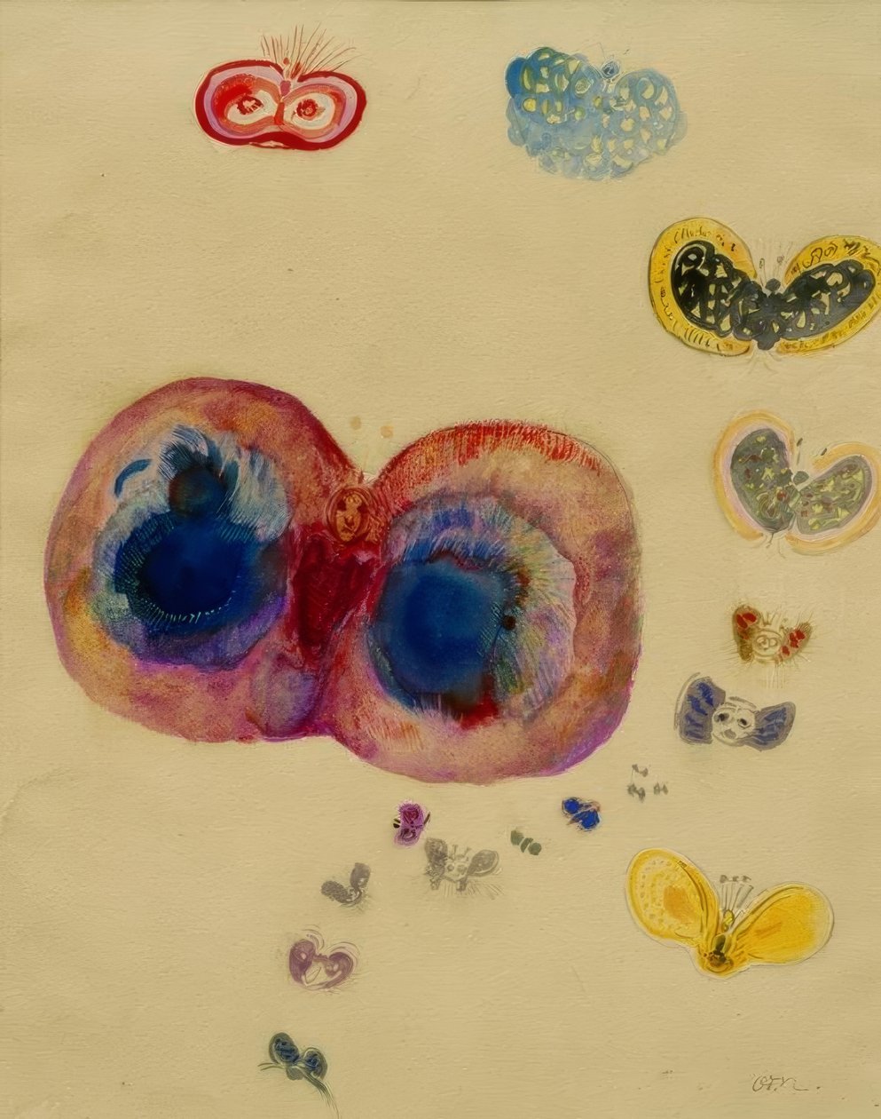Papillons - Odilon Redon