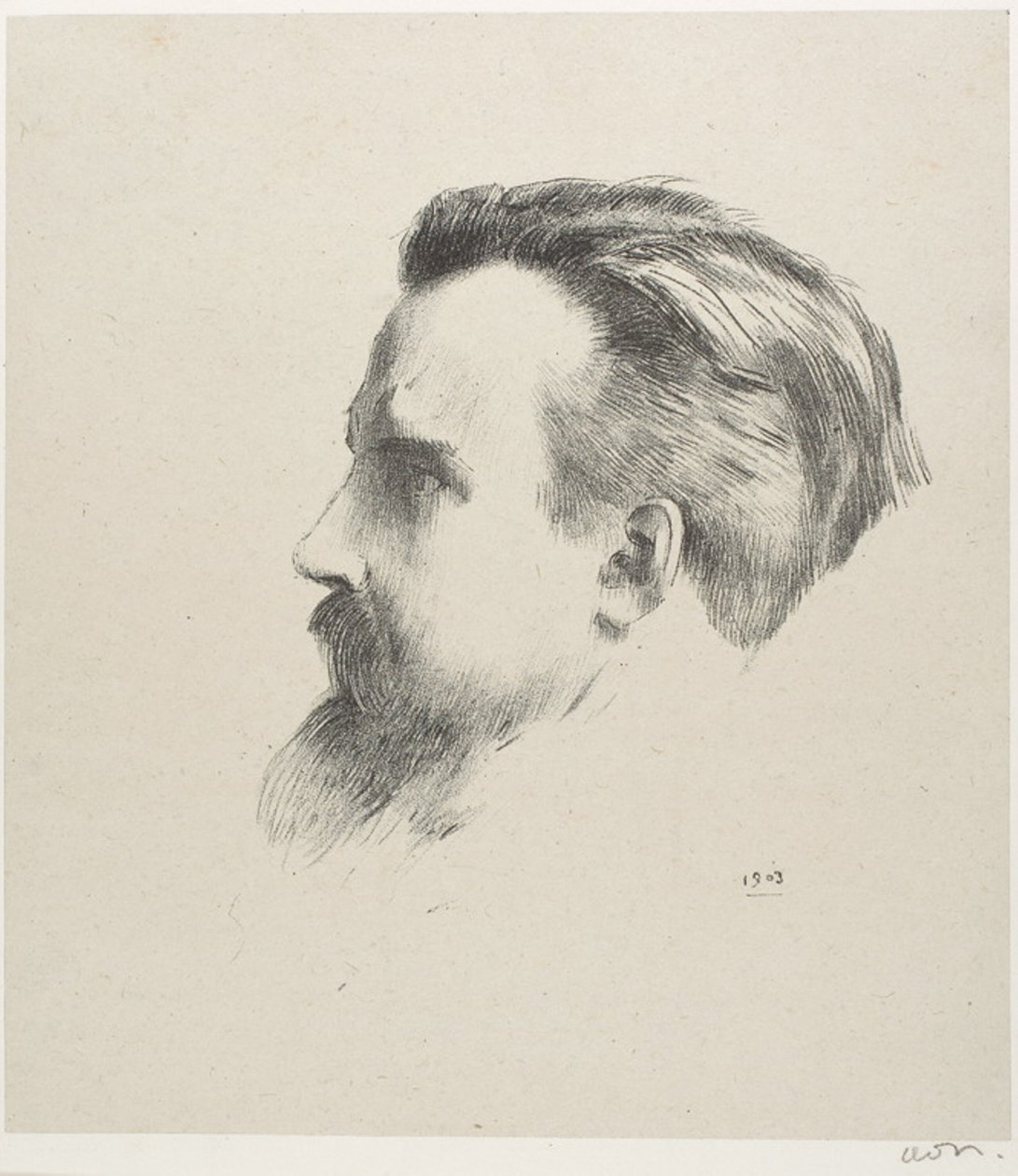 Portrait du peintre Maurice Denis - Odilon Redon