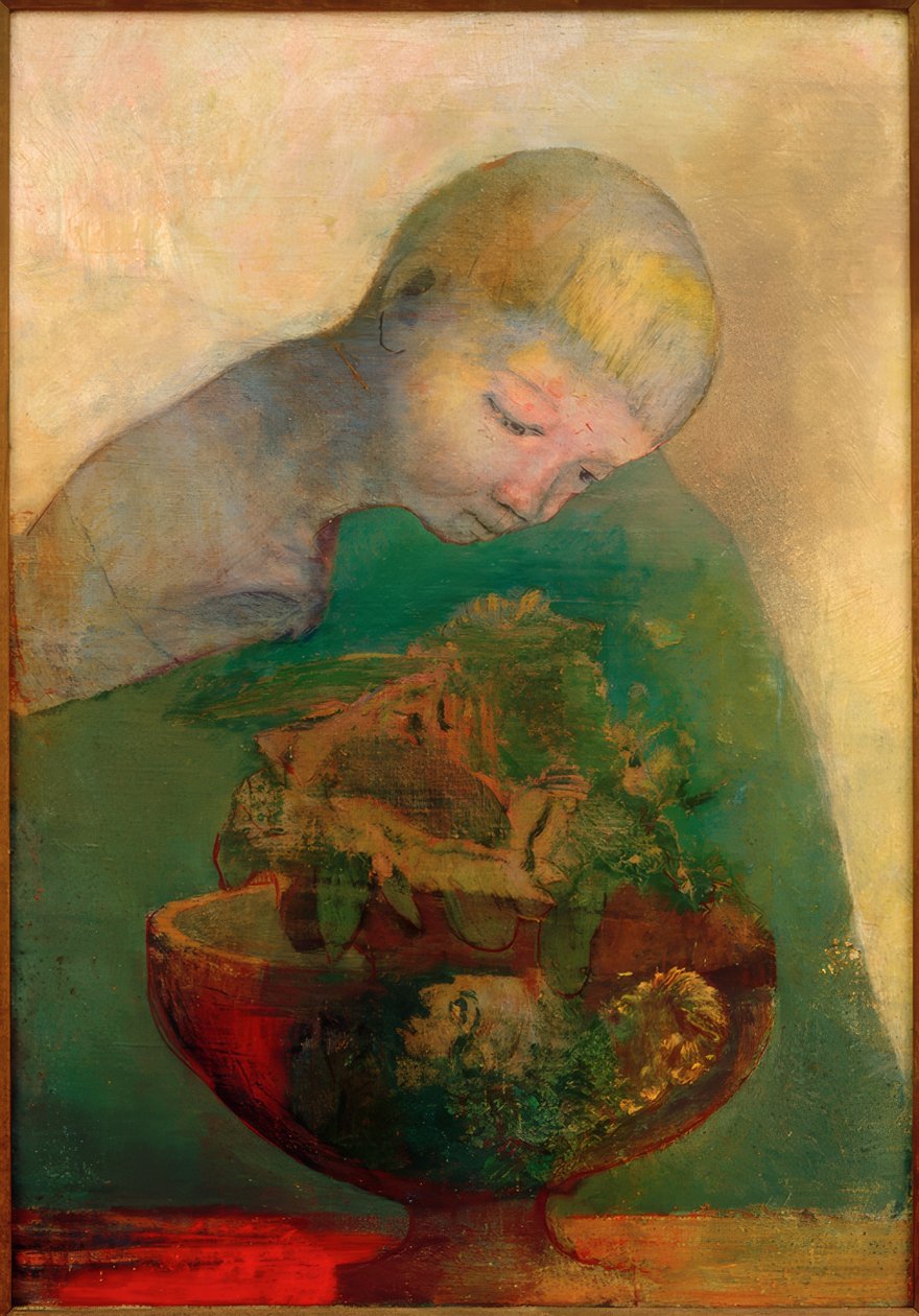 Le bol de la création - Odilon Redon