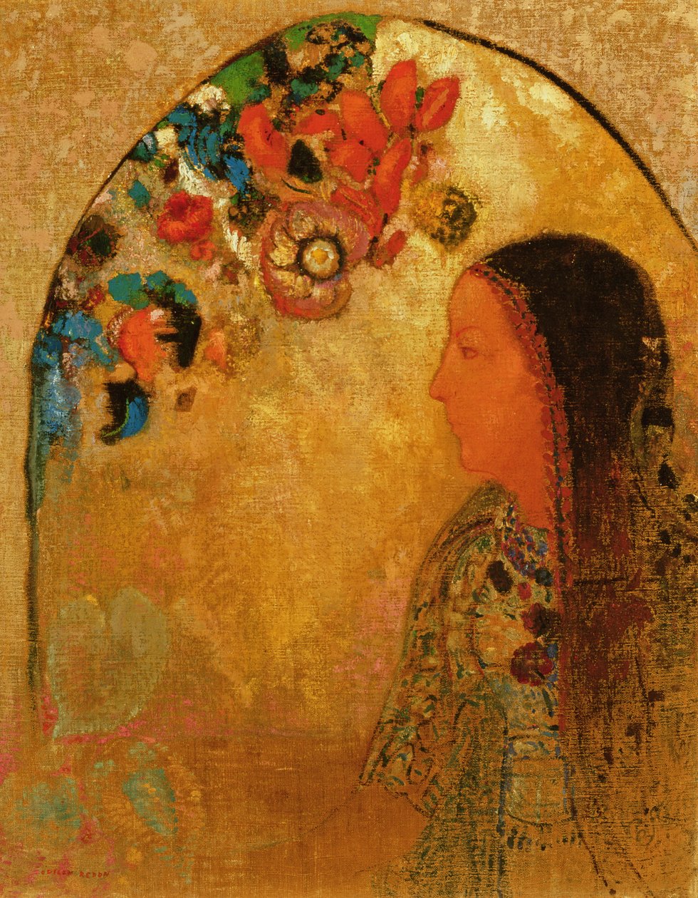 La fenêtre gothique - Odilon Redon