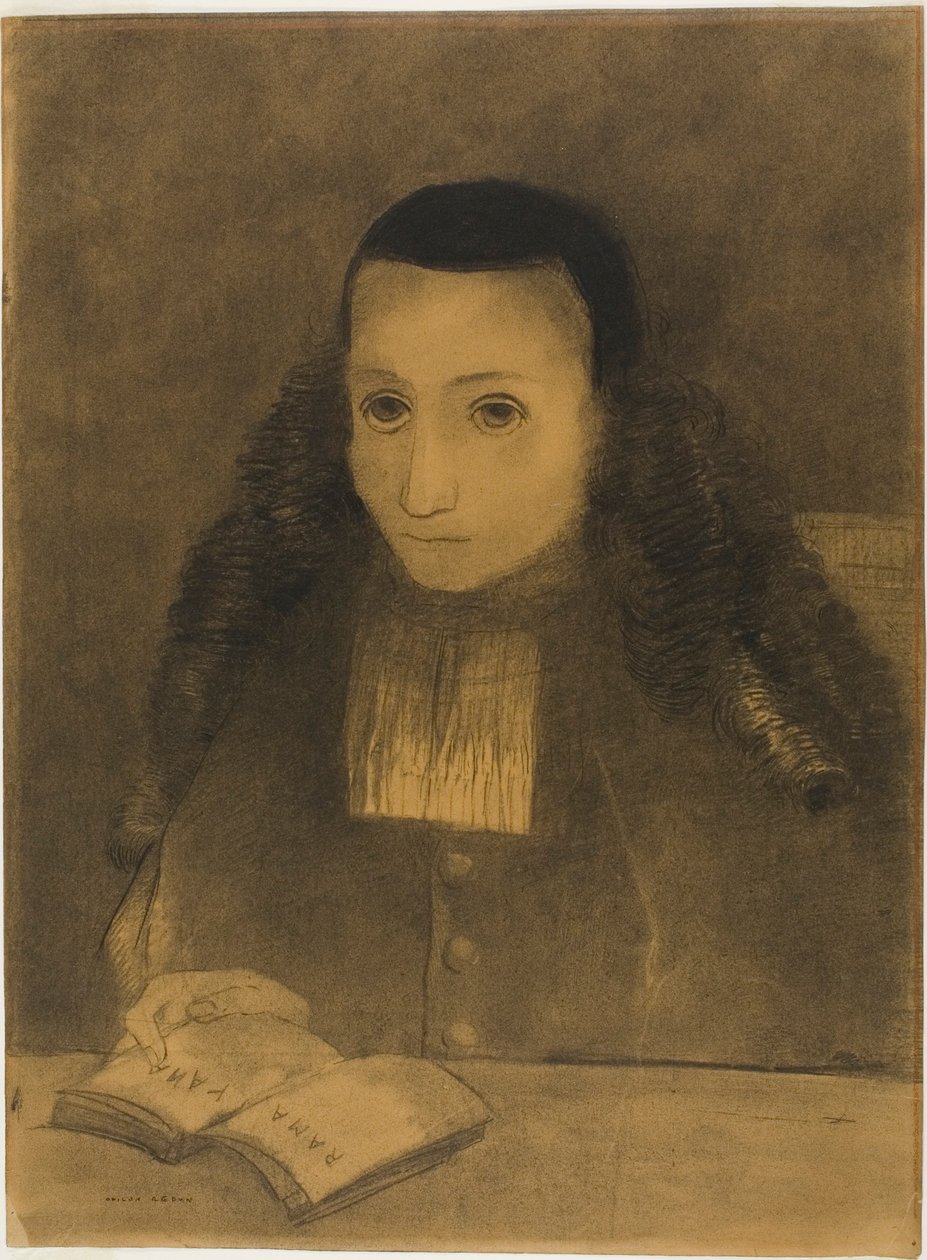 Le petit abbé lisant le Ramayana - Odilon Redon