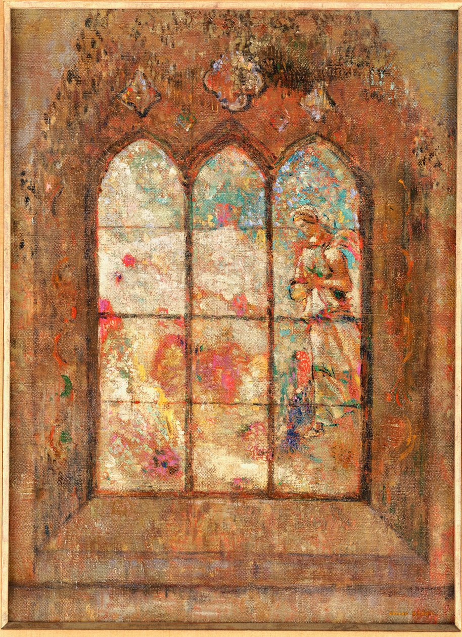 Le vitrail - Odilon Redon