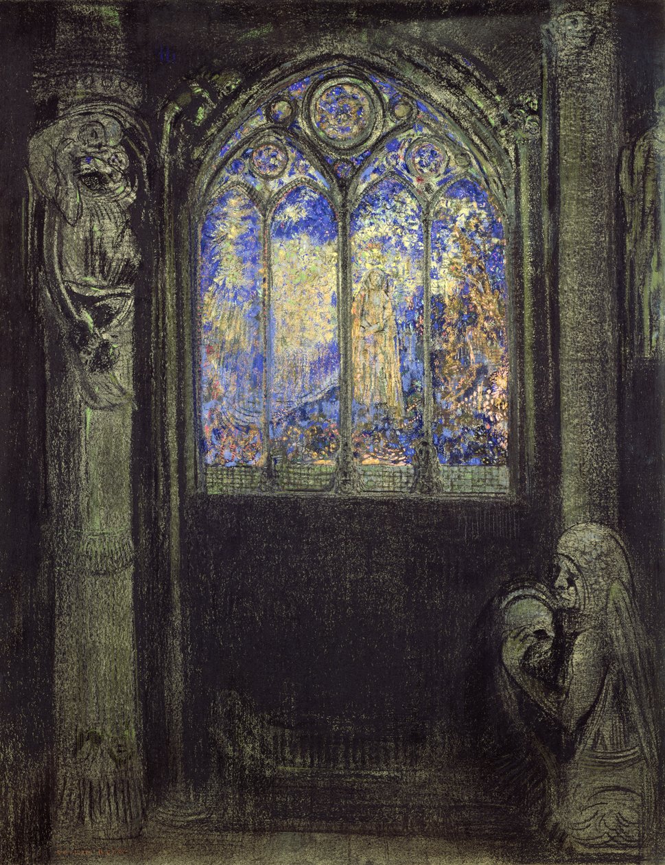 Le Vitrail - Odilon Redon