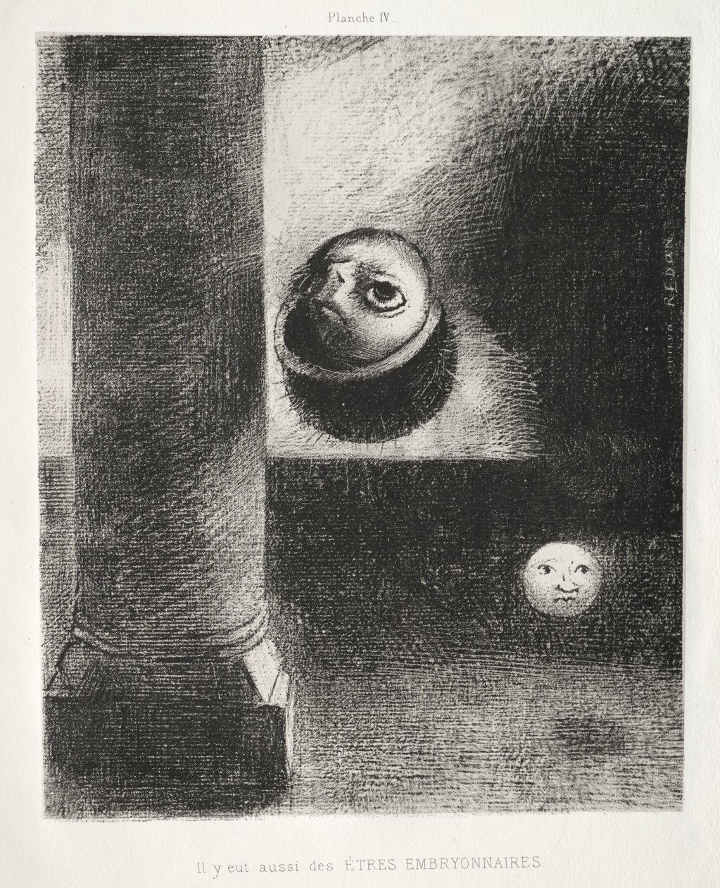 Il y avait aussi des êtres embryonnaires - Odilon Redon
