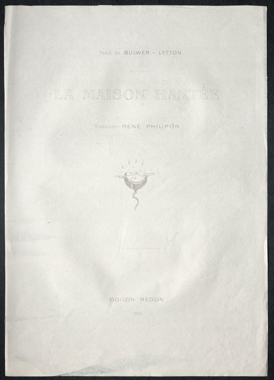 Page de titre - Odilon Redon