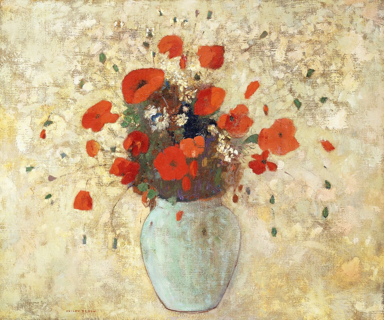 Vase de coquelicots, 1905-09 - Odilon Redon