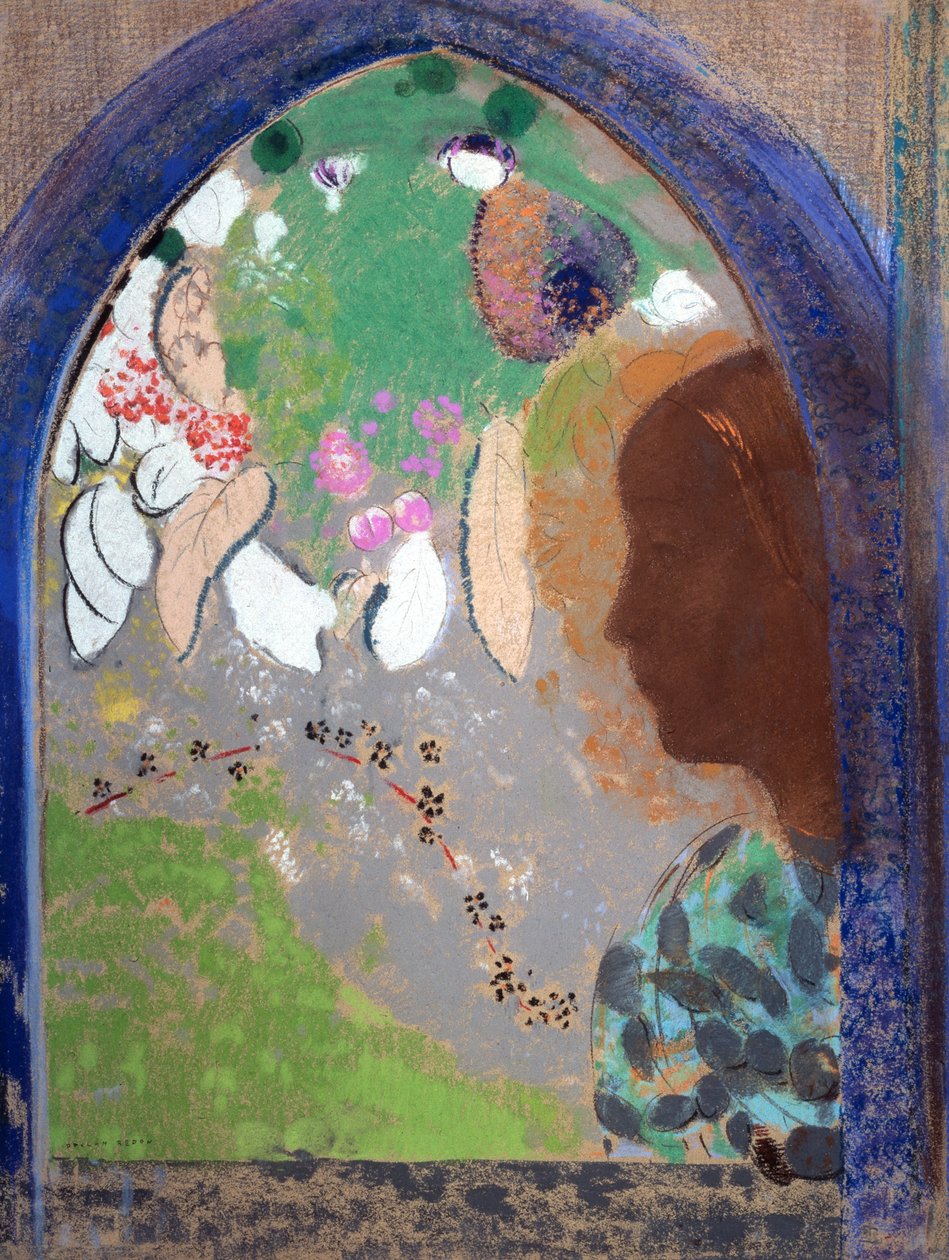 Femme à la fenêtre - Odilon Redon
