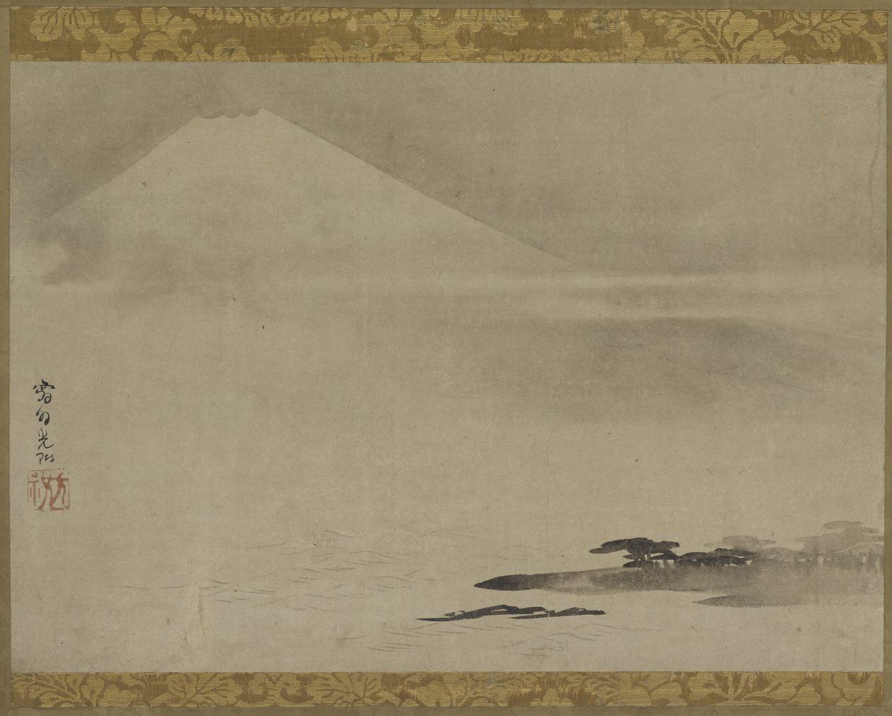 Paysage : Mont Fuji depuis la mer - Ogata Korin
