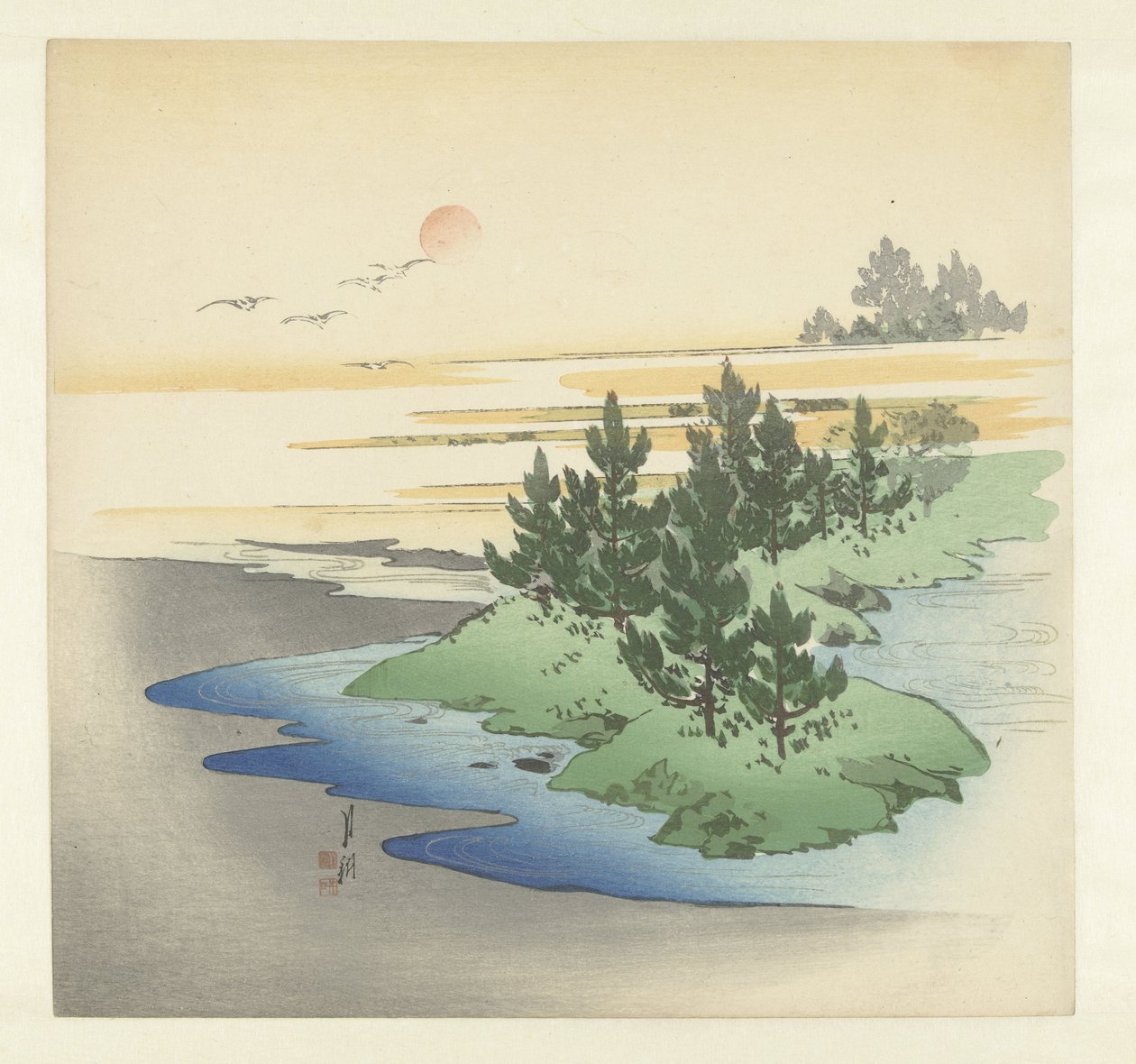 Tôt le matin - Ogata Gekko