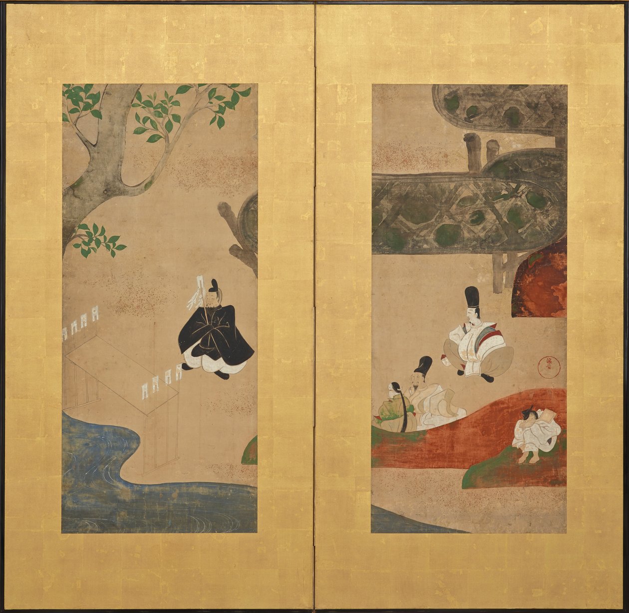 Une cérémonie shinto - Ogata Kenzan