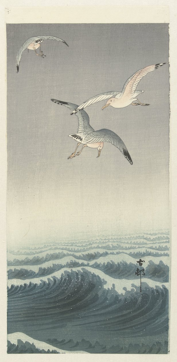 Trois mouettes - Ohara Koson